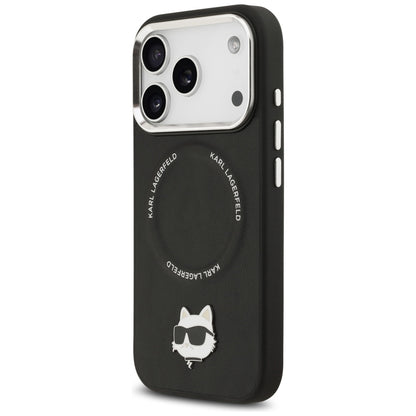 Futrola MagSafe za Apple iPhone 17 Pro, Karl Lagerfeld, Choupette Pin, Crna