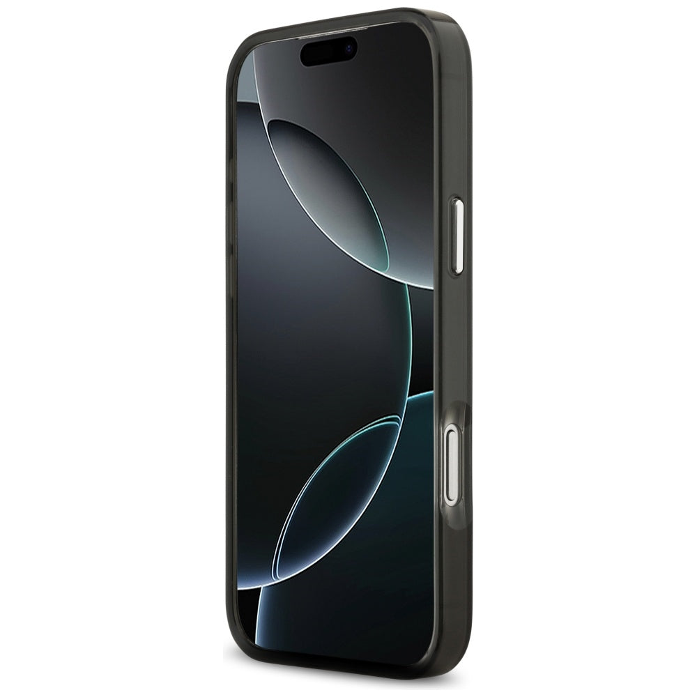 Futrola MagSafe za Apple iPhone 17 Pro, Karl Lagerfeld, IML Aquarelle Logo Karl & Choupette, Crna