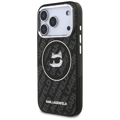 Futrola MagSafe za Apple iPhone 17 Pro, Karl Lagerfeld, IML Choupette`s Head, Crna