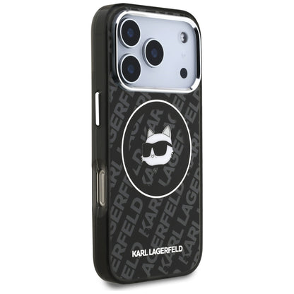 Futrola MagSafe za Apple iPhone 17 Pro, Karl Lagerfeld, IML Choupette`s Head, Crna
