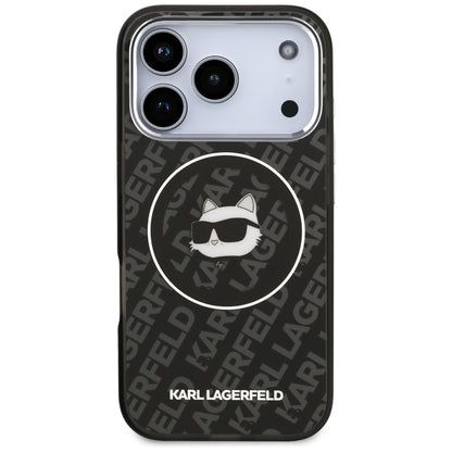 Futrola MagSafe za Apple iPhone 17 Pro, Karl Lagerfeld, IML Choupette`s Head, Crna