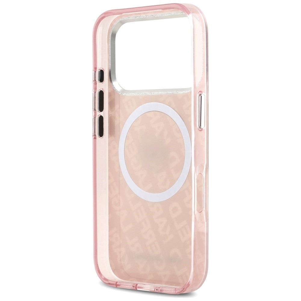 Futrola MagSafe za Apple iPhone 17 Pro, Karl Lagerfeld, IML Choupette`s Head, Roze