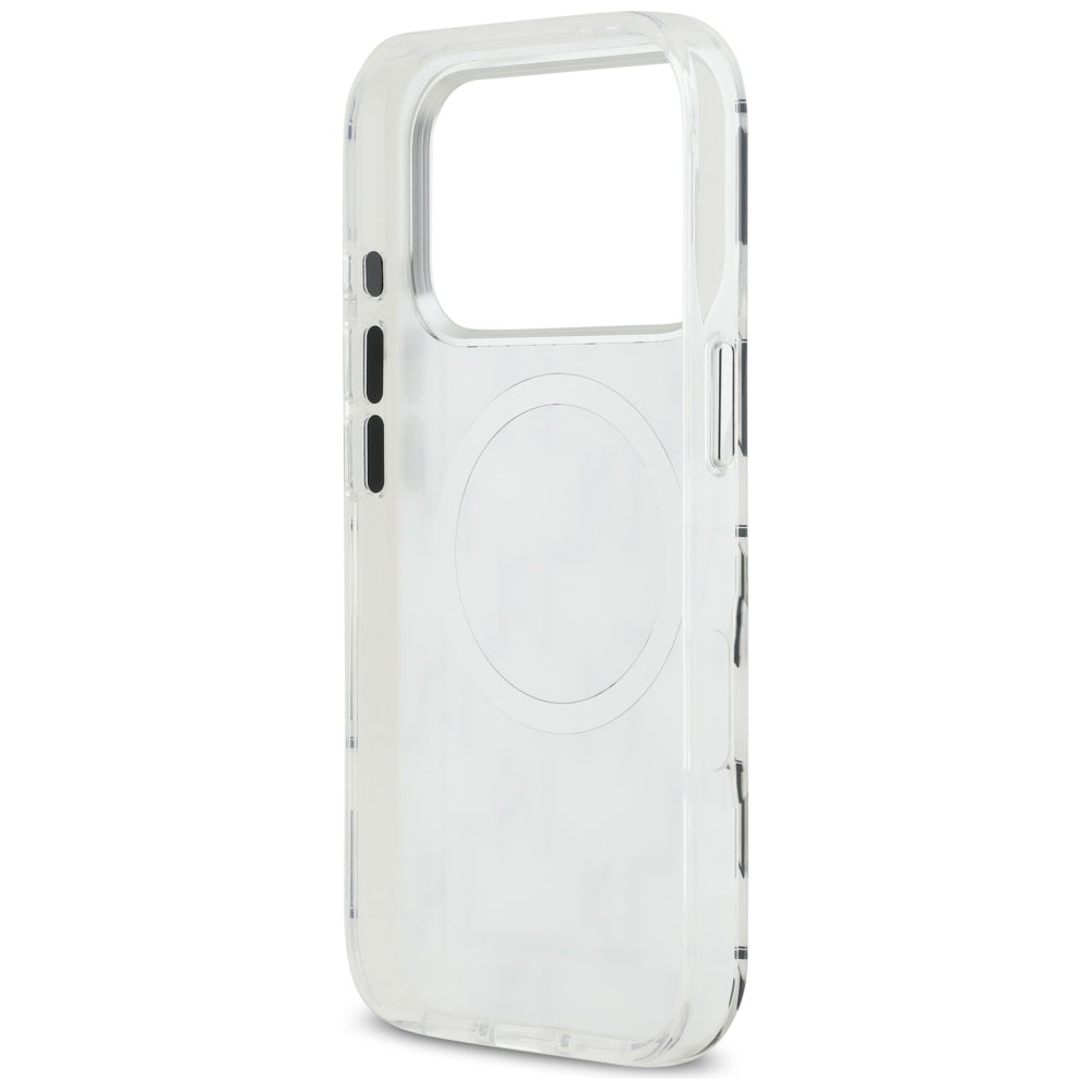 Futrola MagSafe za Apple iPhone 17 Pro, Karl Lagerfeld, IML KL Monogram, Bela