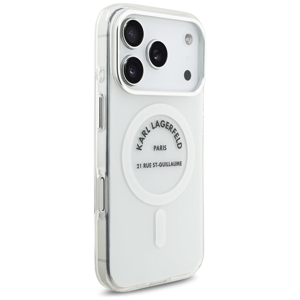 Futrola MagSafe za Apple iPhone 17 Pro, Karl Lagerfeld, IML Logo RSG, Providna