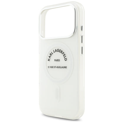 Futrola MagSafe za Apple iPhone 17 Pro, Karl Lagerfeld, IML Logo RSG, Providna