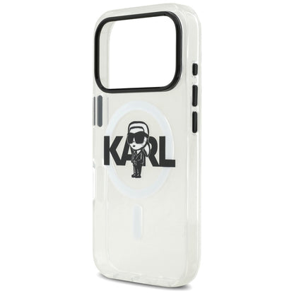 Futrola MagSafe za Apple iPhone 17 Pro, Karl Lagerfeld, IML Sketch Logo Karl, Providna