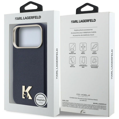 Futrola MagSafe za Apple iPhone 17 Pro, Karl Lagerfeld, Karl Head Logo, Plava