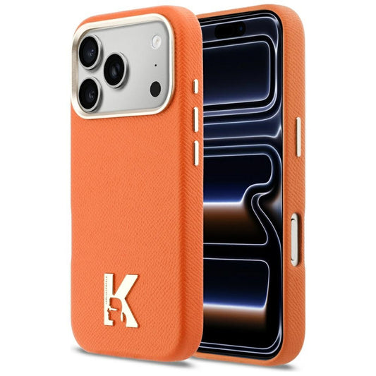 Futrola MagSafe za Apple iPhone 17 Pro, Karl Lagerfeld, Karl Head Logo, Narandžasta