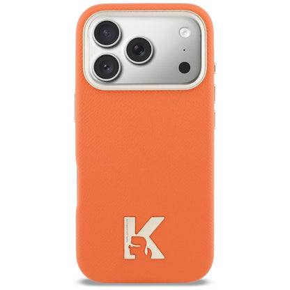 Futrola MagSafe za Apple iPhone 17 Pro, Karl Lagerfeld, Karl Head Logo, Narandžasta