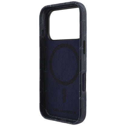 Futrola MagSafe za Apple iPhone 17 Pro, Karl Lagerfeld, KL Monogram Logo, Plava