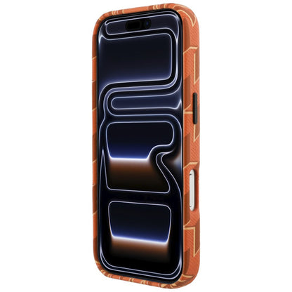 Futrola MagSafe za Apple iPhone 17 Pro, Karl Lagerfeld, KL Monogram Logo, Narandžasta