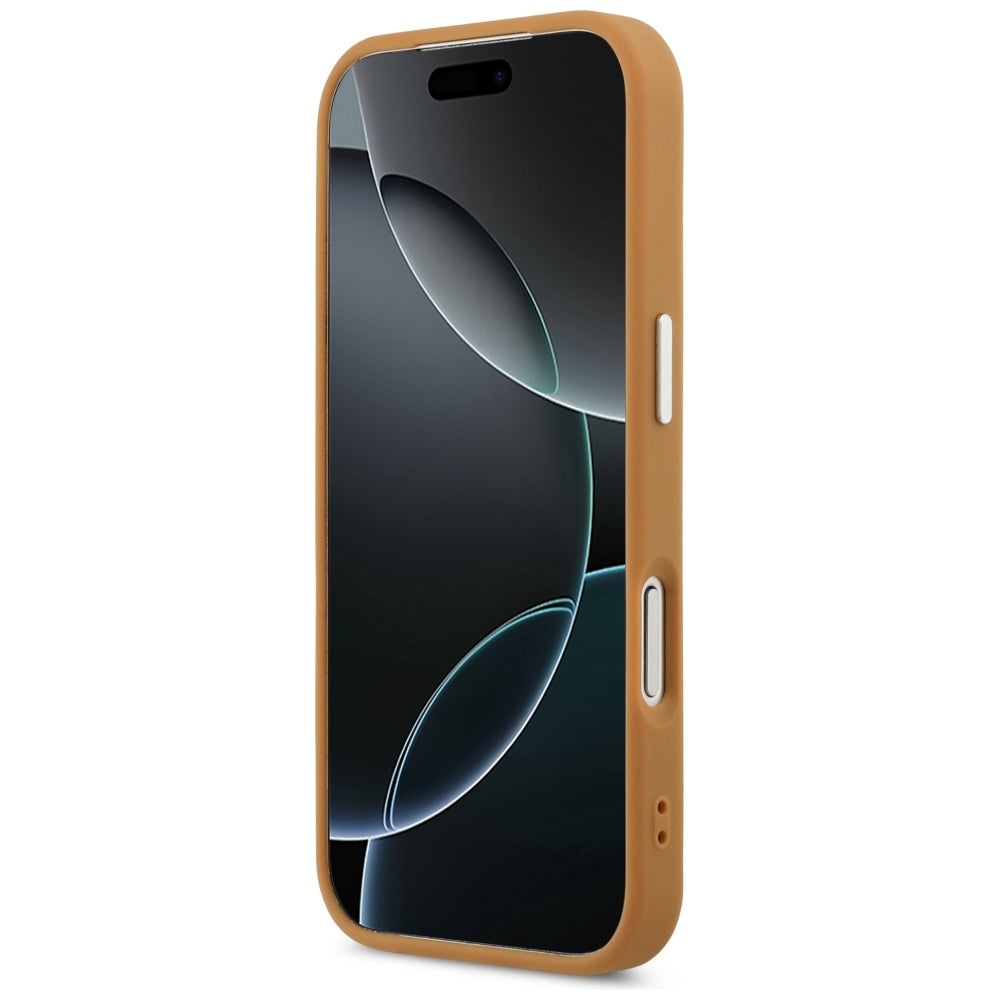 Futrola MagSafe za Apple iPhone 17 Pro, Karl Lagerfeld, Point & Metal Logo, Braon