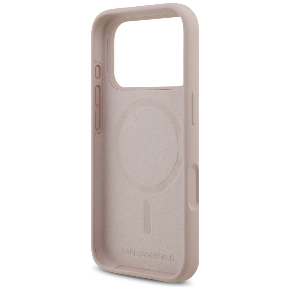 Futrola MagSafe za Apple iPhone 17 Pro, Karl Lagerfeld, Ring Karl & Choupette, Roze