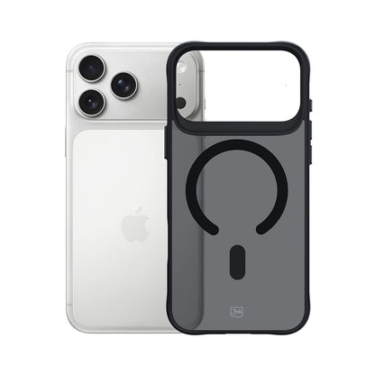 Futrola MagSafe za Apple iPhone 17 Pro Max, 3MK, Smoke MagCase, Crna