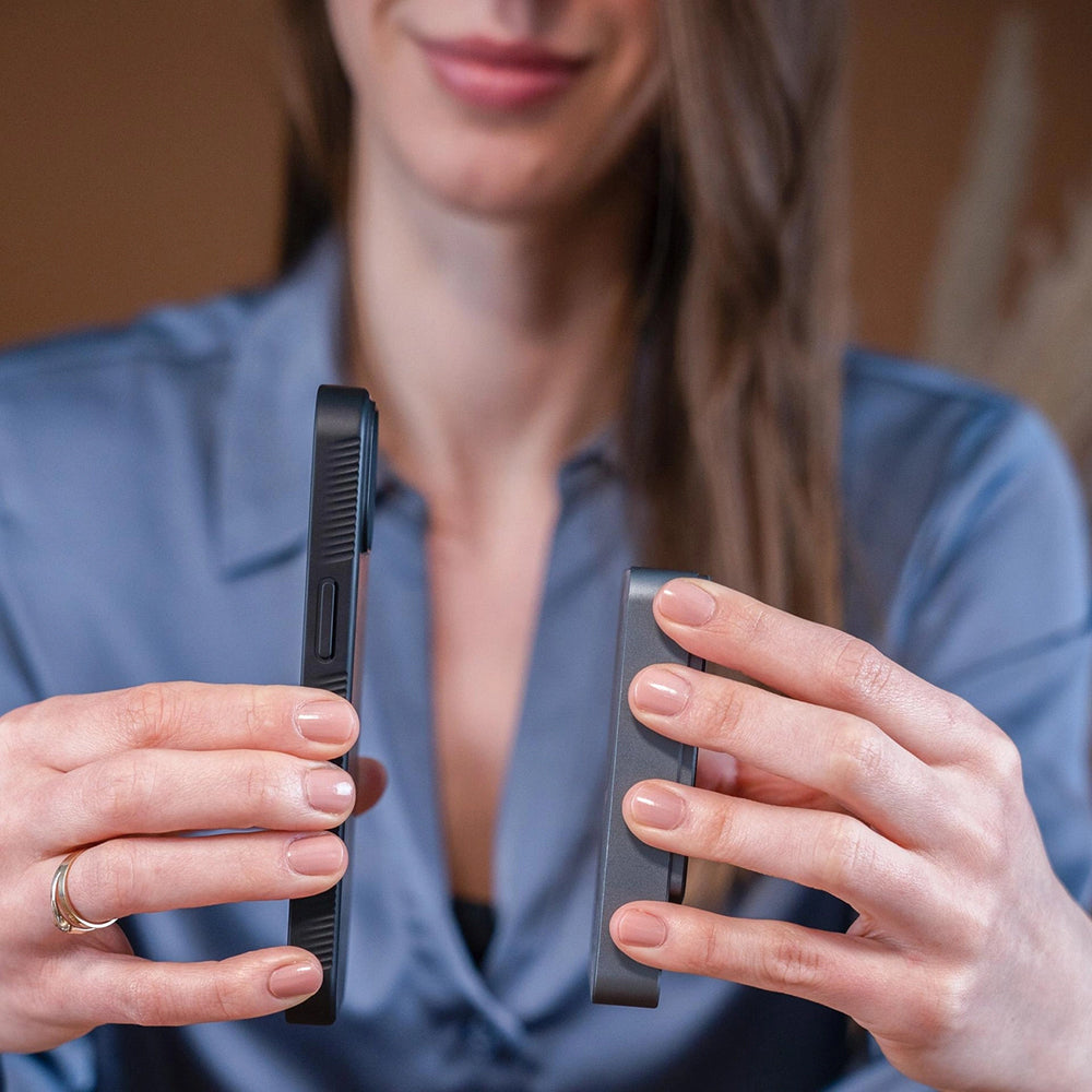 Futrola MagSafe za Apple iPhone 17 Pro Max, 3MK, Smoke MagCase, Crna