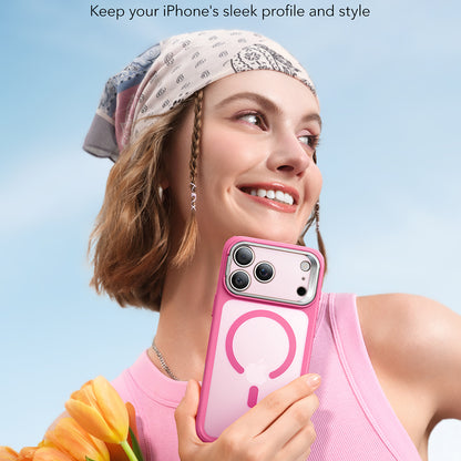 Futrola MagSafe za Apple iPhone 17 Pro Max, ESR, Classic Hybrid Kickstand, Roze Saten