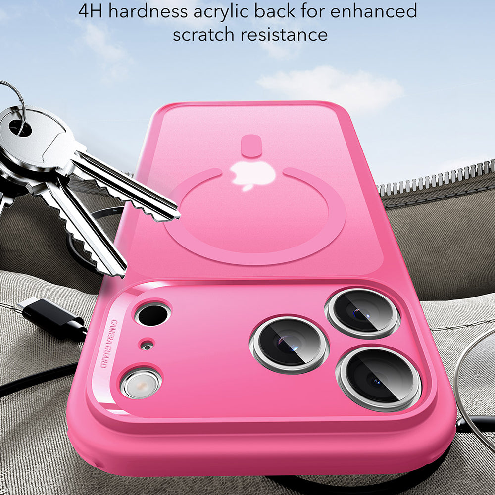 Husa MagSafe za Apple iPhone 17 Pro Max, ESR, Classic Hybrid, Roze Saten