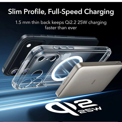 Futrola MagSafe za Apple iPhone 17 Pro Max, ESR, Classic Hybrid, Transparentna