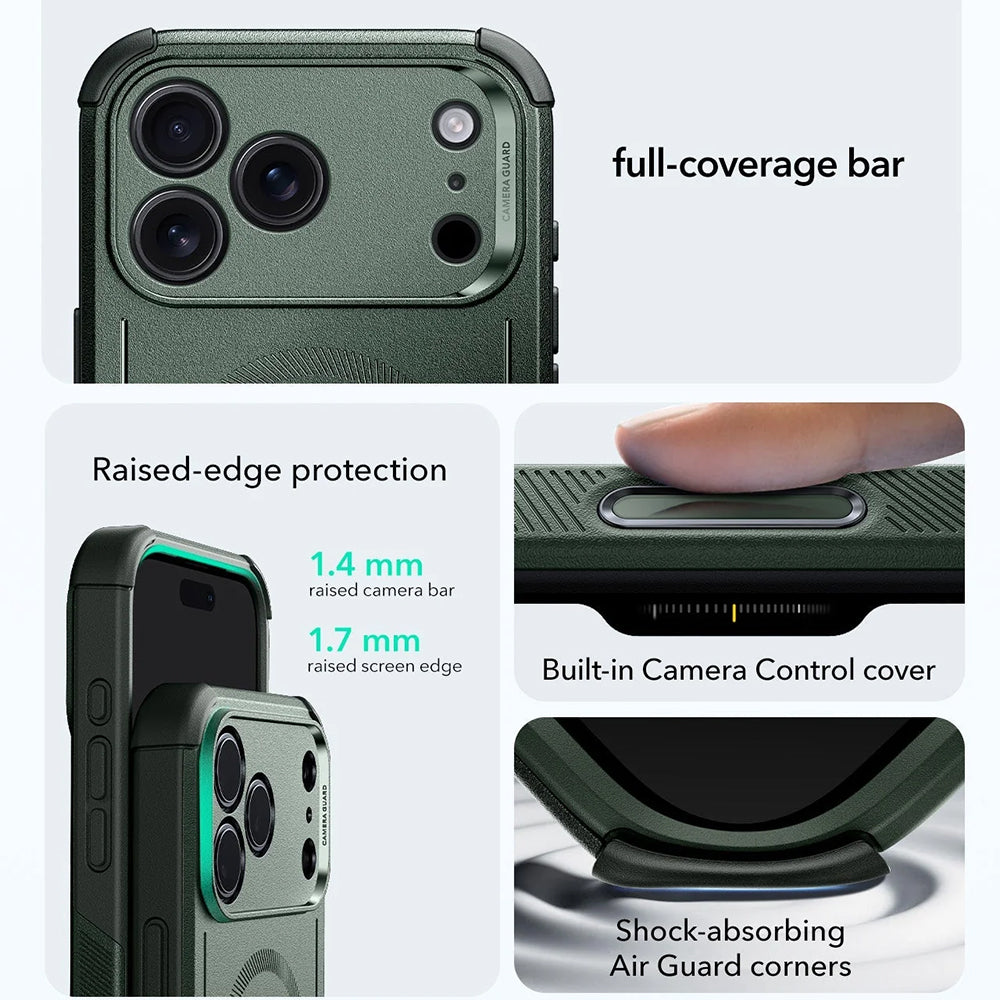 Futrola MagSafe za Apple iPhone 17 Pro Max, ESR, Cyber, Zelena