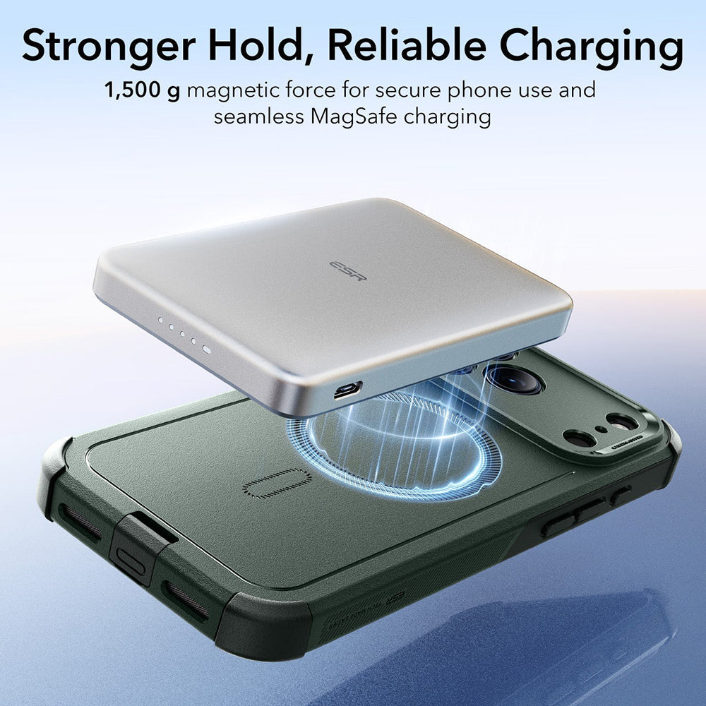 Futrola MagSafe za Apple iPhone 17 Pro Max, ESR, Cyber, Zelena