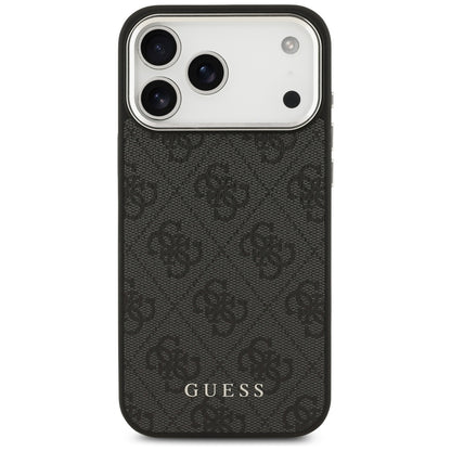 Futrola MagSafe za Apple iPhone 17 Pro Max, Guess, 4G Classic Logo, Crna