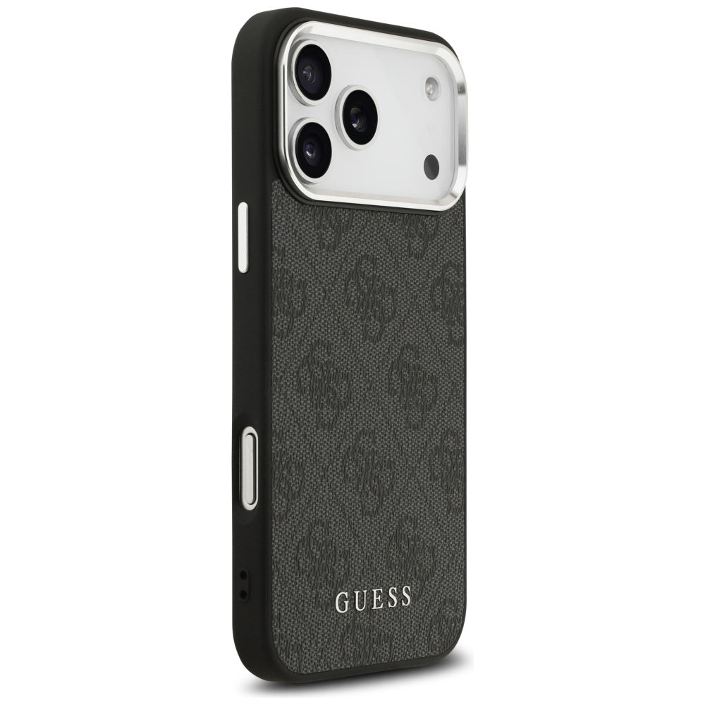 Futrola MagSafe za Apple iPhone 17 Pro Max, Guess, 4G Classic Logo, Crna