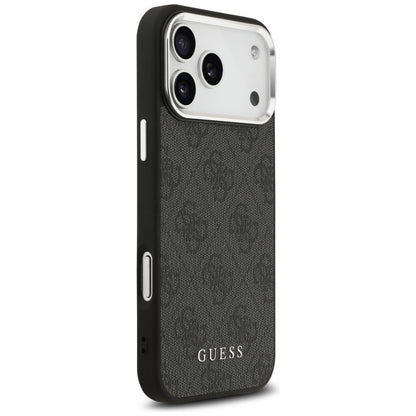 Futrola MagSafe za Apple iPhone 17 Pro Max, Guess, 4G Classic Logo, Crna
