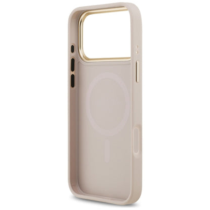 Futrola MagSafe za Apple iPhone 17 Pro Max, Guess, 4G Stripe, Roze