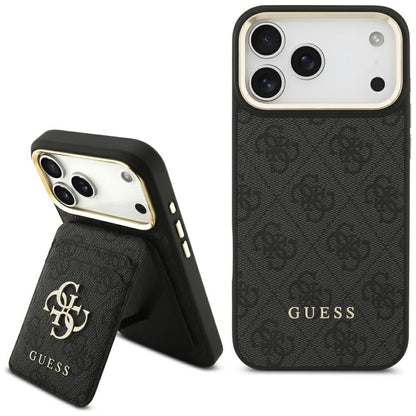 Futrola MagSafe za Apple iPhone 17 Pro Max, Guess, Cardslot 4G, Crna