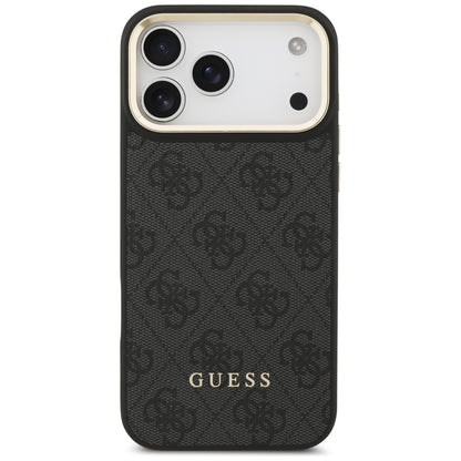 Futrola MagSafe za Apple iPhone 17 Pro Max, Guess, Cardslot 4G, Crna