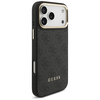 Futrola MagSafe za Apple iPhone 17 Pro Max, Guess, Cardslot 4G, Crna