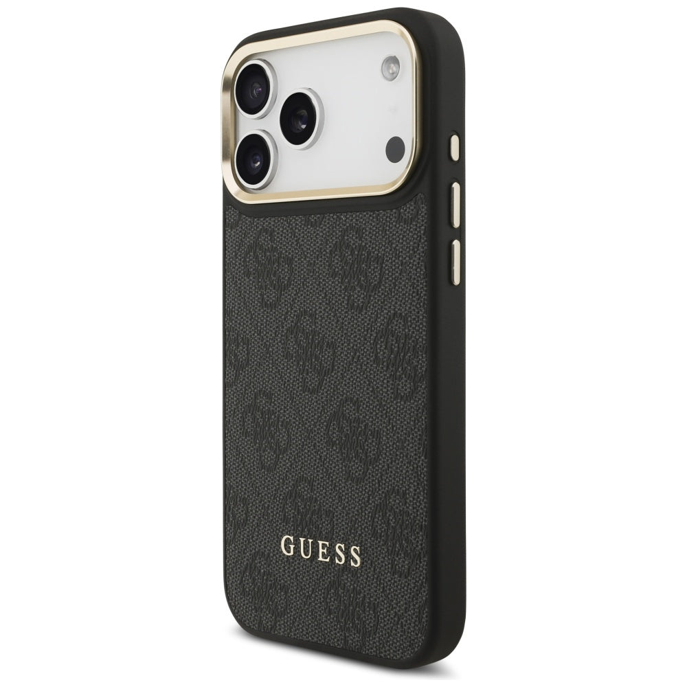 Futrola MagSafe za Apple iPhone 17 Pro Max, Guess, Cardslot 4G, Crna