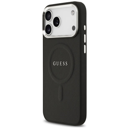 Futrola MagSafe za Apple iPhone 17 Pro Max, Guess, Classic Logo, Crna