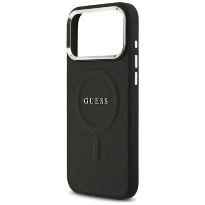 Futrola MagSafe za Apple iPhone 17 Pro Max, Guess, Classic Logo, Crna