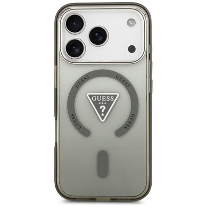 Futrola MagSafe za Apple iPhone 17 Pro Max, Guess, IML Gradient Triangle Logo, Kaki