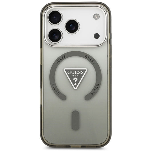 Futrola MagSafe za Apple iPhone 17 Pro Max, Guess, IML Gradient Triangle Logo, Kaki