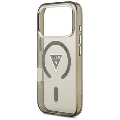 Futrola MagSafe za Apple iPhone 17 Pro Max, Guess, IML Gradient Triangle Logo, Kaki
