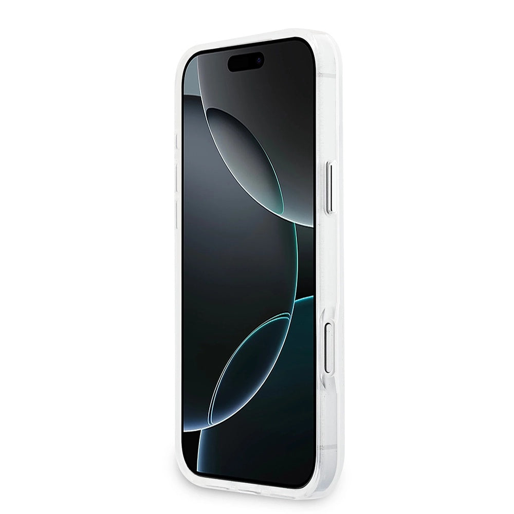 Futrola MagSafe za Apple iPhone 17 Pro Max, Guess, IML Gradient Triangle Logo, Transparentna