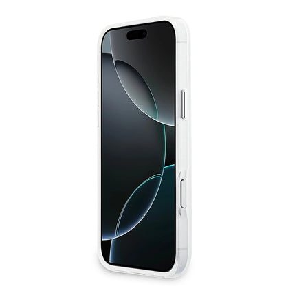 Futrola MagSafe za Apple iPhone 17 Pro Max, Guess, IML Gradient Triangle Logo, Transparentna