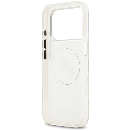 Futrola MagSafe za Apple iPhone 17 Pro Max, Karl Lagerfeld, Glitter Karl & Choupette Head, Bela