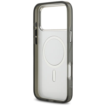 Futrola MagSafe za Apple iPhone 17 Pro Max, Karl Lagerfeld, IML Aquarelle Logo Karl & Choupette, Crna