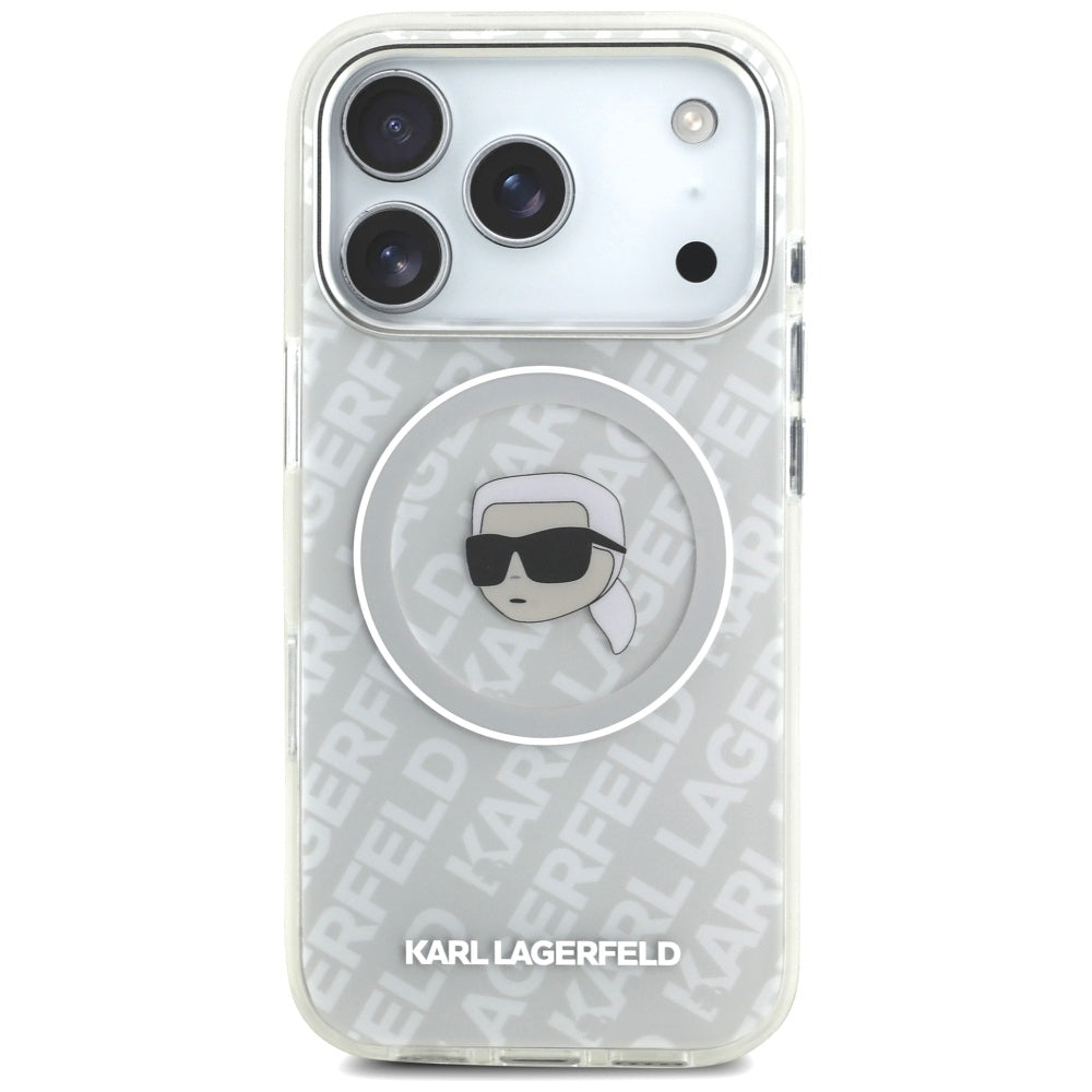 Futrola MagSafe za Apple iPhone 17 Pro Max, Karl Lagerfeld, IML Karl`s Head, Siva