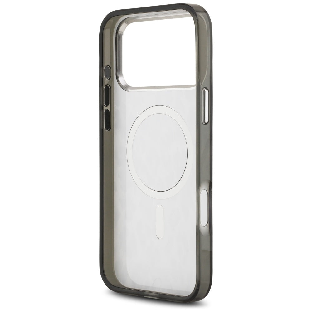 Futrola MagSafe za Apple iPhone 17 Pro Max, Karl Lagerfeld, IML Leopard Pattern, Crna