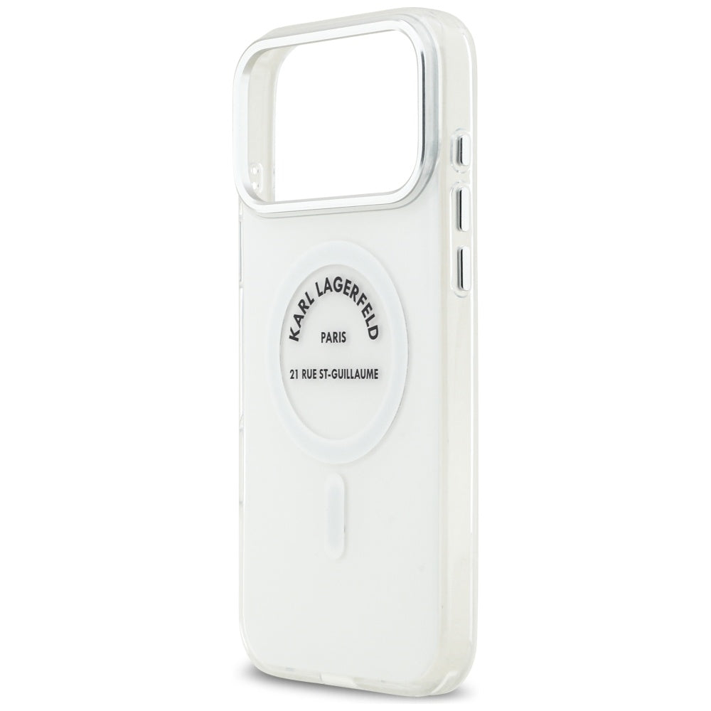 Futrola MagSafe za Apple iPhone 17 Pro Max, Karl Lagerfeld, IML Logo RSG, Providna