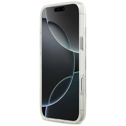 Futrola MagSafe za Apple iPhone 17 Pro Max, Karl Lagerfeld, IML Sketch Logo Glitter Karl & Choupette, Transparentna