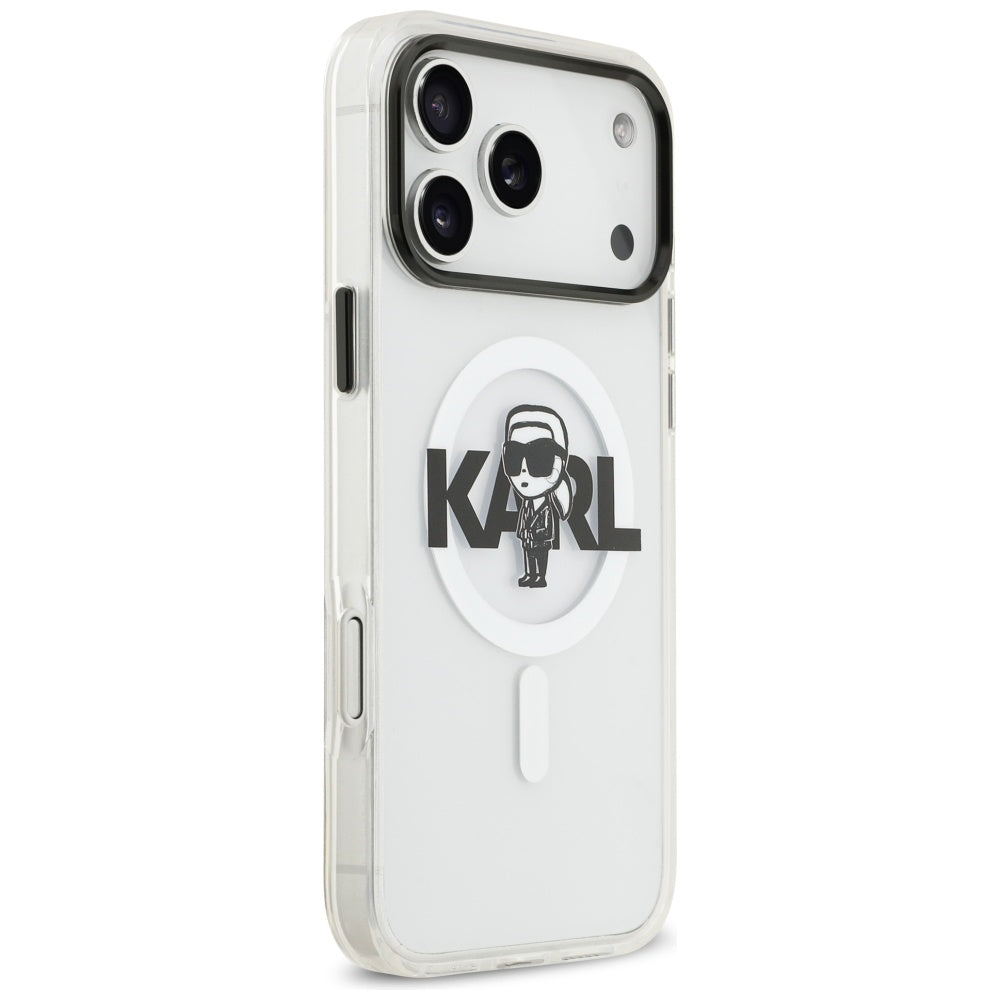 Futrola MagSafe za Apple iPhone 17 Pro Max, Karl Lagerfeld, IML Sketch Logo Karl, Providna