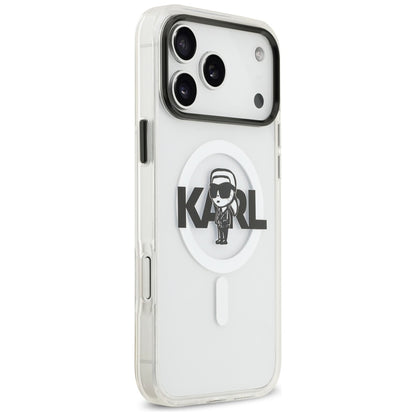 Futrola MagSafe za Apple iPhone 17 Pro Max, Karl Lagerfeld, IML Sketch Logo Karl, Providna