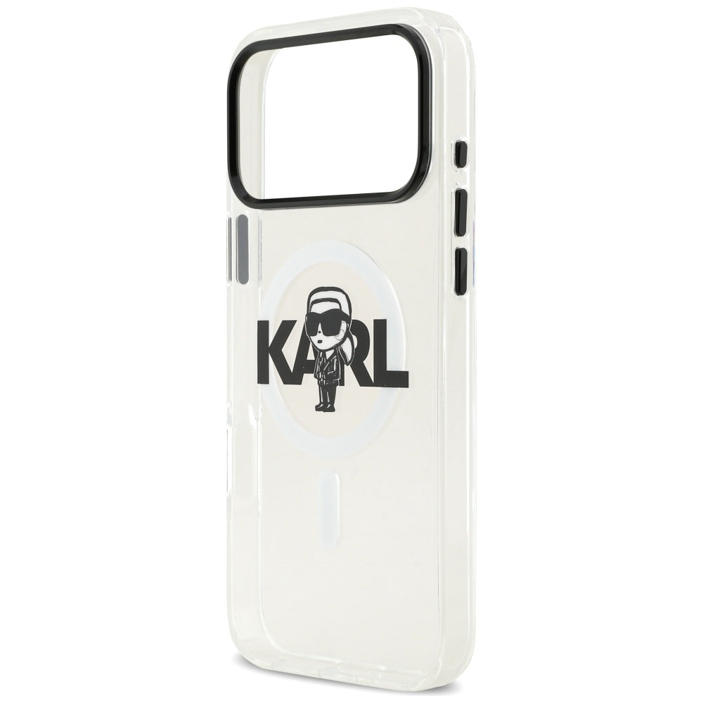 Futrola MagSafe za Apple iPhone 17 Pro Max, Karl Lagerfeld, IML Sketch Logo Karl, Providna