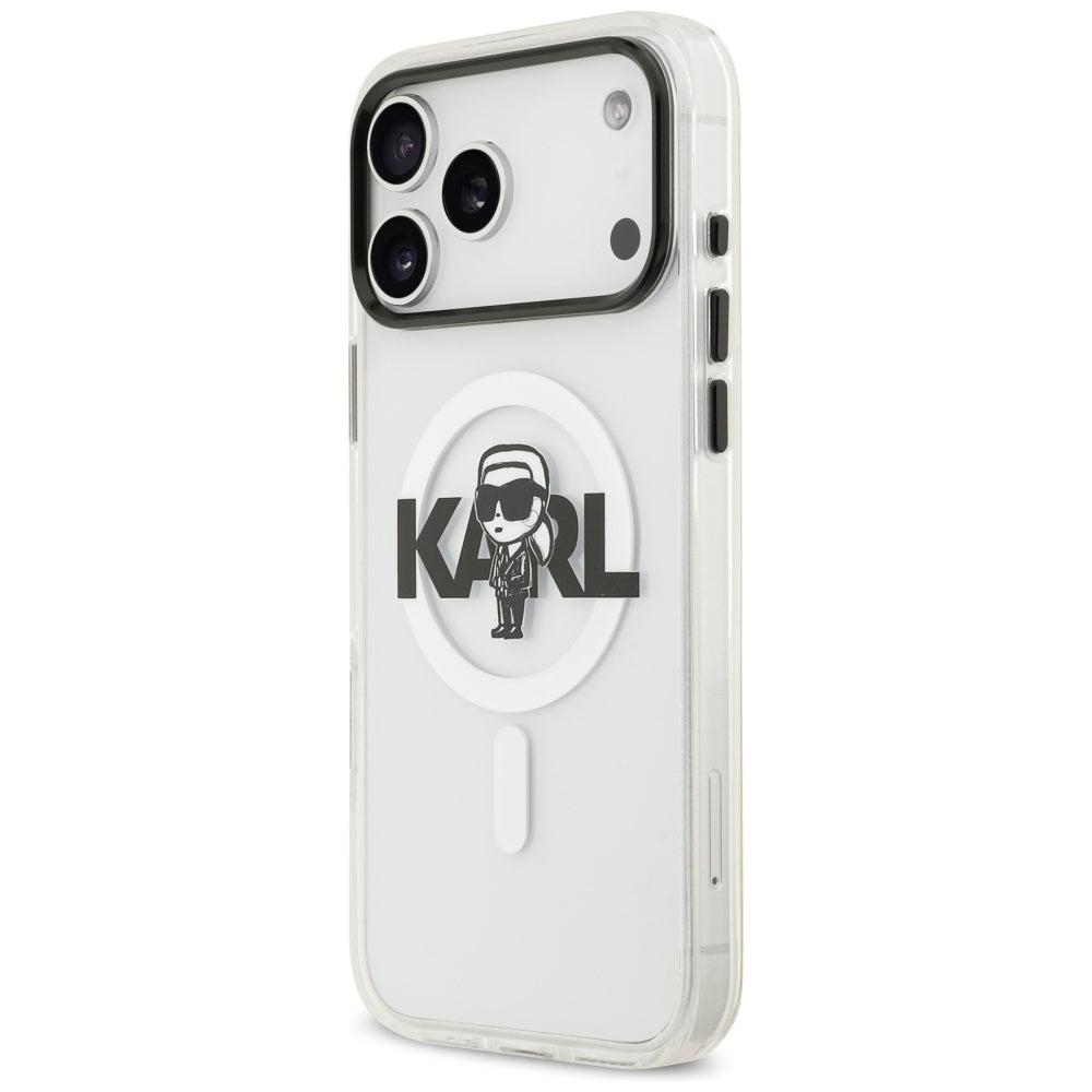 Futrola MagSafe za Apple iPhone 17 Pro Max, Karl Lagerfeld, IML Sketch Logo Karl, Providna