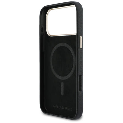 Futrola MagSafe za Apple iPhone 17 Pro Max, Karl Lagerfeld, Karl Head Logo, Crna